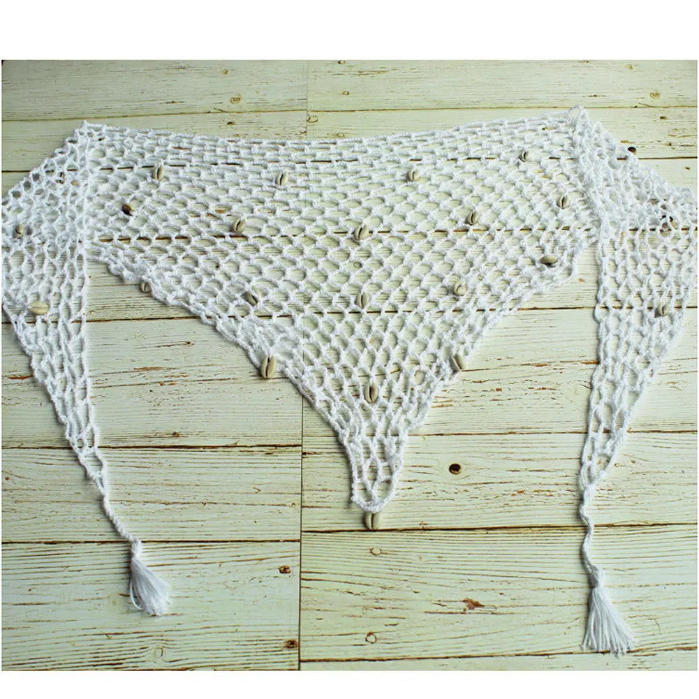 Soléa Crochet Cover-Up - Sexy Net Beach Skirt