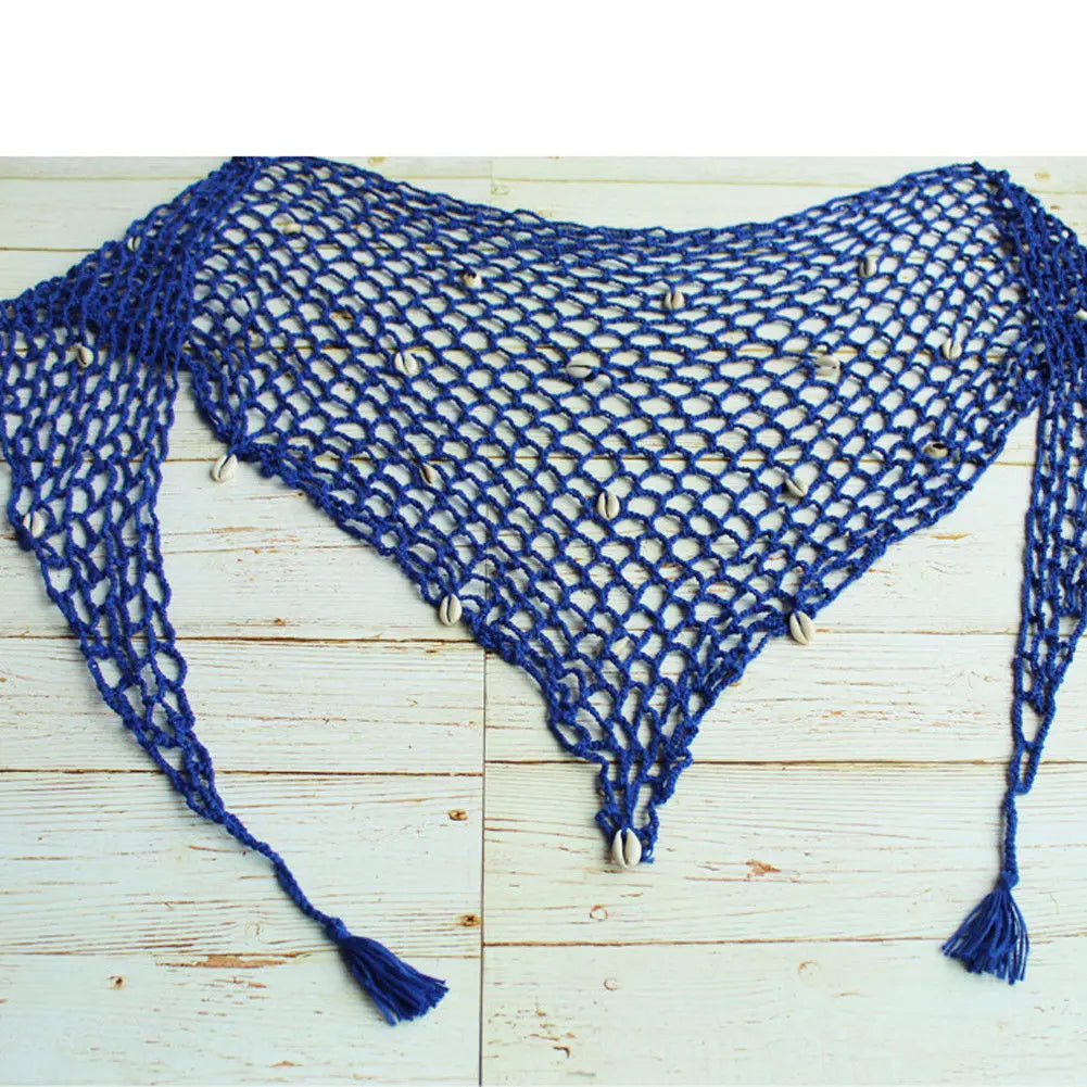 Soléa Crochet Cover-Up - Sexy Net Beach Skirt