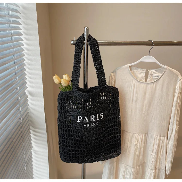 Soléa Deluxe Beach Tote - Handwoven
Paris-Milano Style