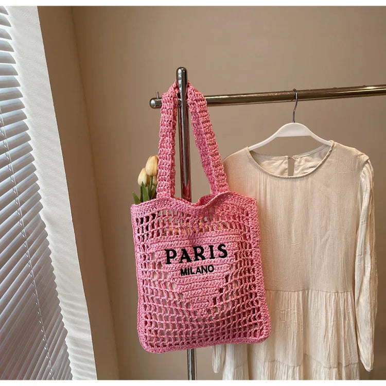 Soléa Deluxe Beach Tote - Handwoven
Paris-Milano Style