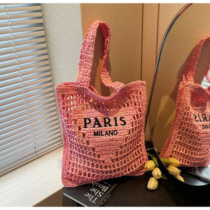 Soléa Deluxe Beach Tote - Handwoven
 Paris-Milano Style